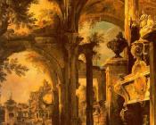 主萨默斯墓的寓言画 - 卡纳莱托