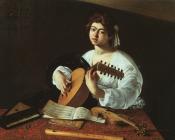 鲁特琴演奏者 - 米开朗基罗·梅里西·德·卡拉瓦乔