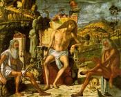 耶稣受难像前的沉思 - 维托雷·卡尔帕乔