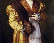 帕尔米贾尼诺 - Portrait Of A Young Woman