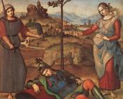 Allegory, The Knight's Dream - 拉斐尔