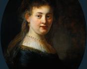 伦勃朗 : Portrait of Saskia