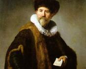伦勃朗 : Portrait of Nicolaes Ruts