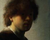 伦勃朗 : Self-portrait at an early age