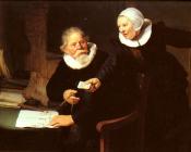 伦勃朗 : The Shipbuilder and his Wife