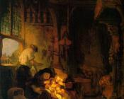 伦勃朗 : Holy Family