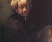 伦勃朗 : Self portrait as the apostle Paul
