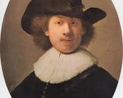 伦勃朗 : Self-portrait as a Burger