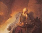 伦勃朗 : Jeremiah Lamenting the Destruction of Jerusalem