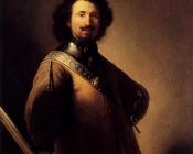 伦勃朗 : Portrait of Joris Caullery