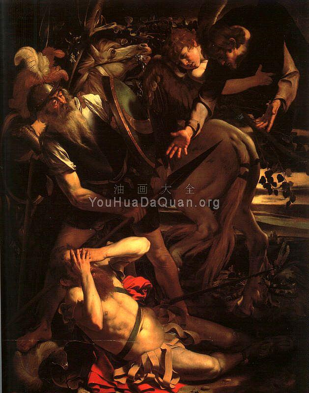 圣保罗宗徒归化 - 米开朗基罗·梅里西·德·卡拉瓦乔