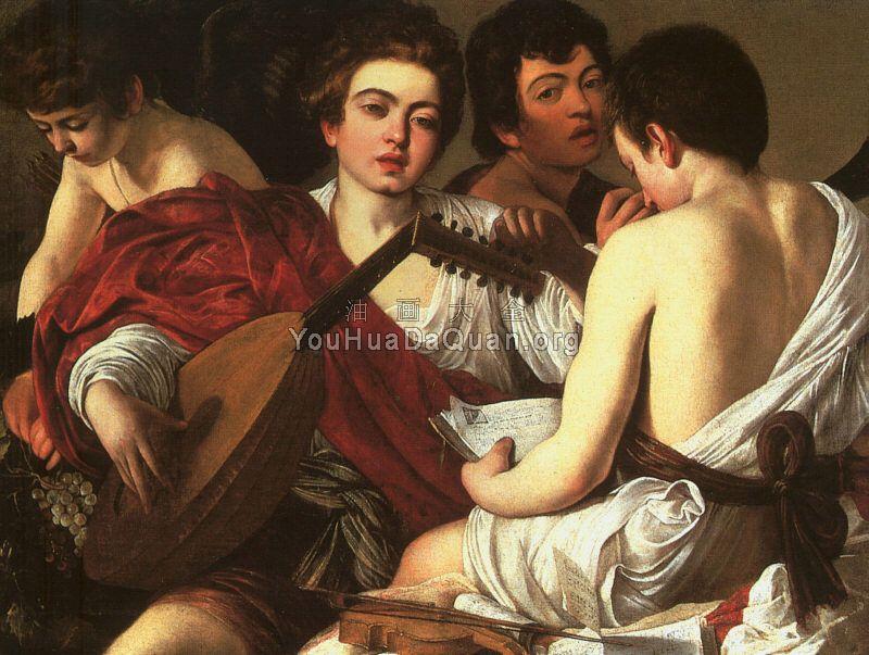 音乐会 - 米开朗基罗·梅里西·德·卡拉瓦乔