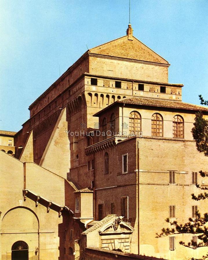 Exterior of the Sistine Chapel - 米开朗基罗