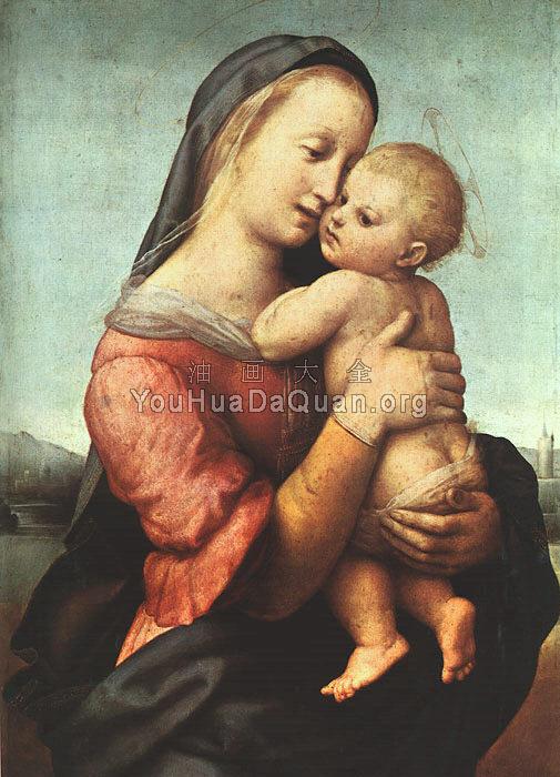 Madonna and Child, The Tempi Madonna - 拉斐尔
