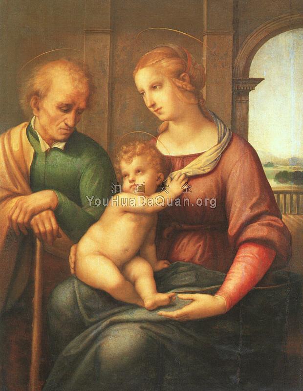 Madonna with Beardless St Joseph - 拉斐尔