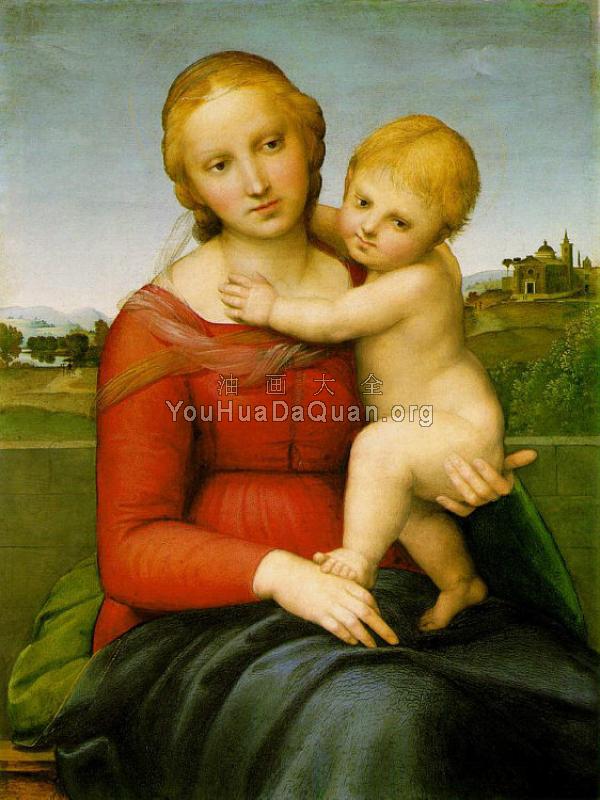 Madonna and Child, The Small Cowper Madonna - 拉斐尔