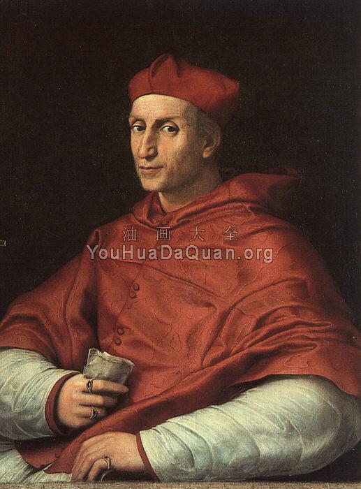 Portrait of Cardinal Bibbiena - 拉斐尔