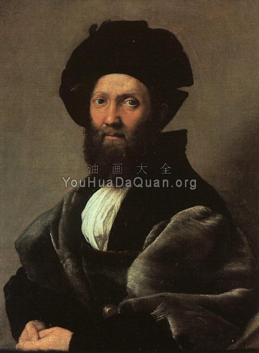 Portrait of Baldassare Castiglione - 拉斐尔
