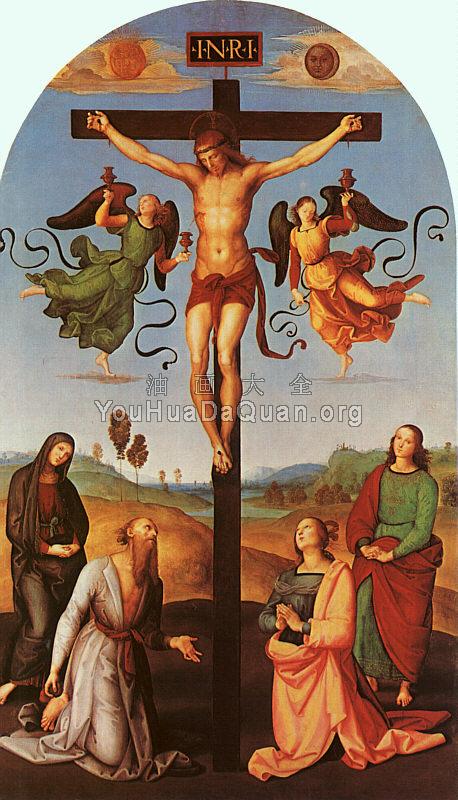 Crucifixion, Citta di Castello Altarpiece - 拉斐尔
