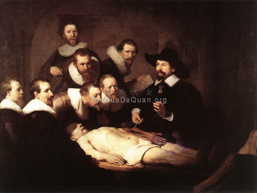 The Anatomy Lecture of Dr. Nicolaes Tulp - 伦勃朗