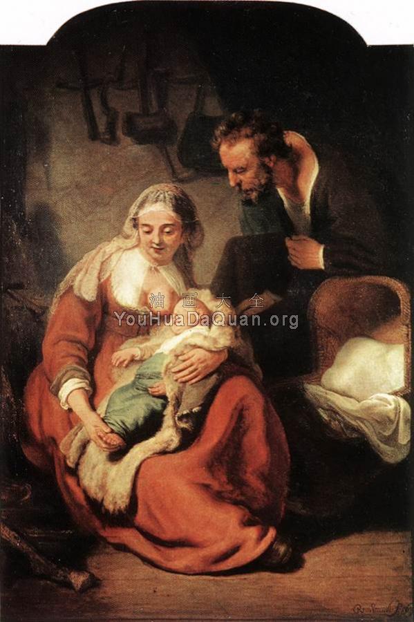 The Holy Family - 伦勃朗