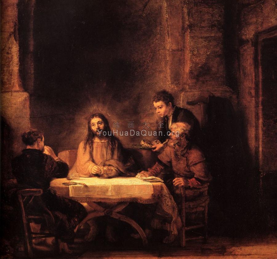 The Supper at Emmaus - 伦勃朗