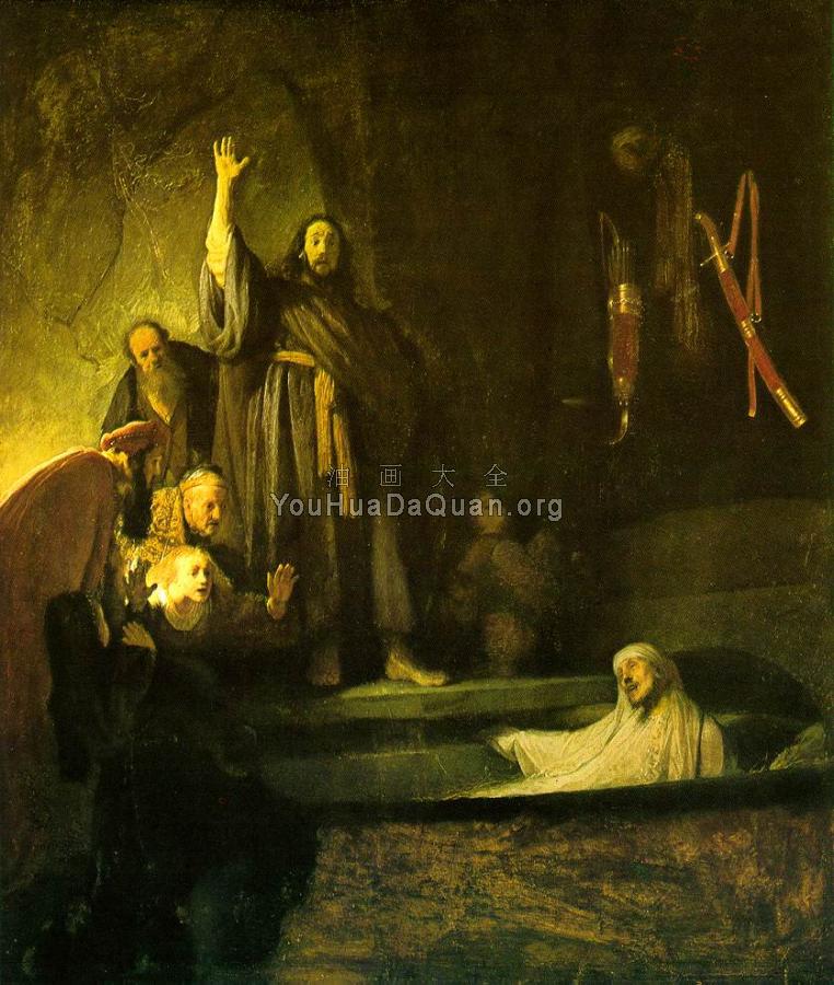 The Raising of Lazarus - 伦勃朗