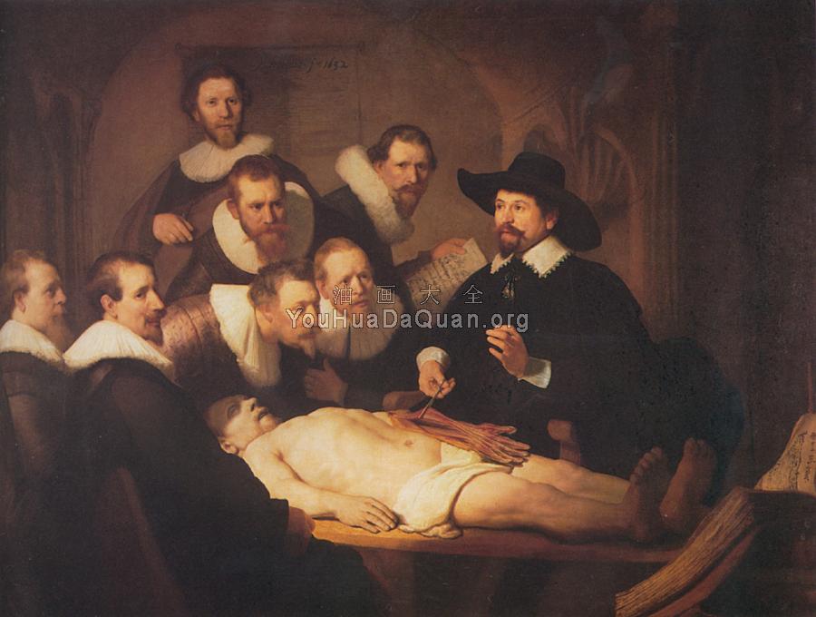 The Anatomy Lesson of Dr. Nicolaes Tulp - 伦勃朗