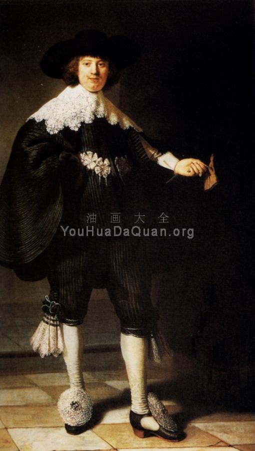 Portrait Of Maerten Soolmans - 伦勃朗