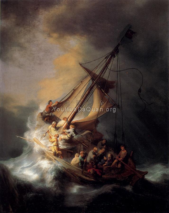 The Storm on the Sea of Galilee - 伦勃朗
