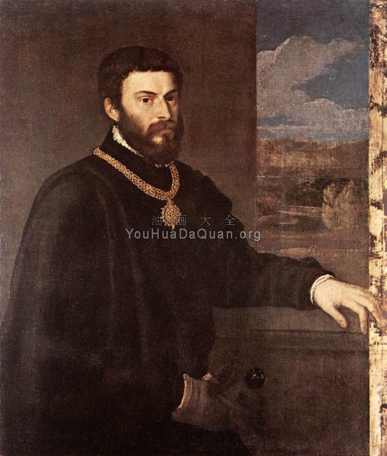 Portrait of Count Antonio Porcia - 提香