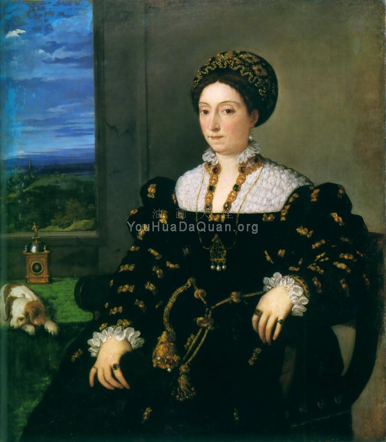 Portrait of Eleonora Gonzaga - 提香